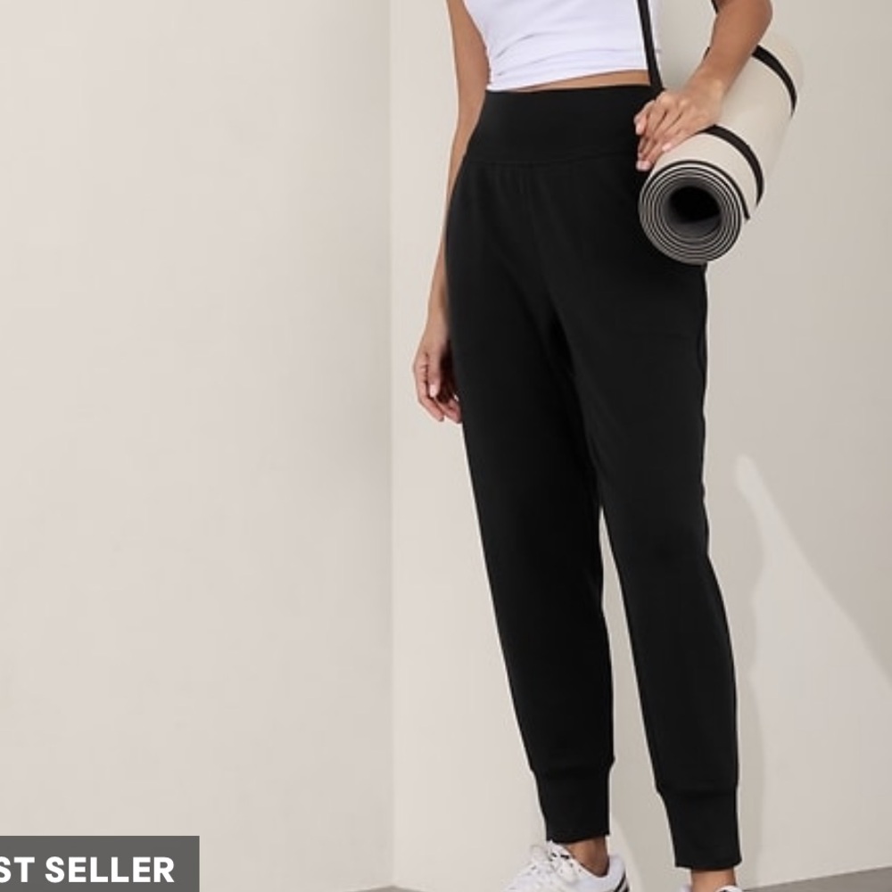 athleta coaster luxe high rise joggers